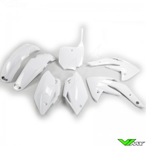 UFO Plastic Kit White - Honda CRF150R