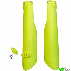 UFO Lower Fork Guards Yellow - Husqvarna