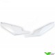 UFO Side Number Plates Lower Part White - Husqvarna