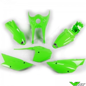 UFO Plastic Kit Green - Kawasaki KLX110
