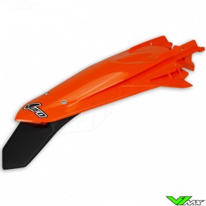 UFO Rear Fender with LED Tail Light Orange - KTM 150EXC 250EXC 300EXC 450EXC 500EXC 250EXC-F 350EXC-F
