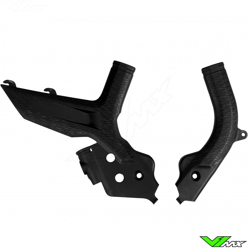 UFO Frame Guards Black - KTM 250SX-F 350SX-F 450SX-F