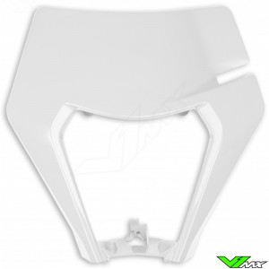 UFO Headlight Plastic White - KTM 150EXC 250EXC 250EXC-F 300EXC 350EXC-F 450EXC 500EXC