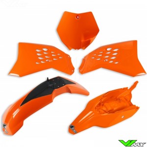 UFO Plastic Kit Orange - KTM 65SX