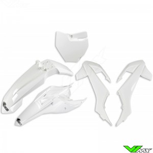 UFO Plastic Kit White - KTM 65SX