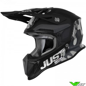 Just1 J18 MIPS Motocross Helmet - Black / Camo