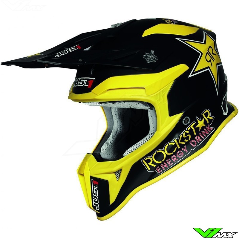 Just1 J18 MIPS Motocross Helmet - Rockstar