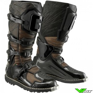 Gaerne Fastback Enduro Motocross Boots - Black / Brown