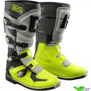 Gaerne GX-1 Motocross Boots - Grey / Fluo Yellow