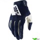 100% Ridefit 2021 Motocross Gloves - Navy / White
