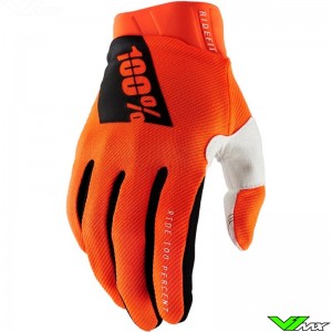 100% Ridefit 2021 Motocross Gloves - Orange