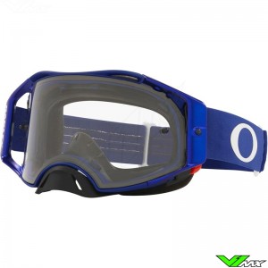 Oakley Airbrake Motocross Goggle - Blue / Clear Lens