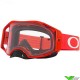 Oakley Airbrake Motocross Goggle - Red / Clear Lens
