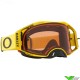 Oakley Airbrake Motocross Goggle - Yellow / Prizm Bronze Lens