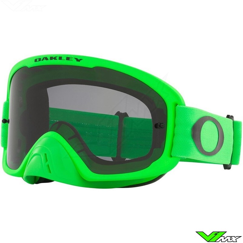 Oakley O Frame 2.0 Pro MX Motocross Goggle - Green / Dark Lens