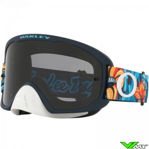 Oakley O Frame 2.0 Pro MX Motocross Goggle - TLD Cosmic Jungle / Blue / Dark Lens