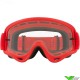 Oakley O Frame Motocross Goggle - Red / Clear Lens