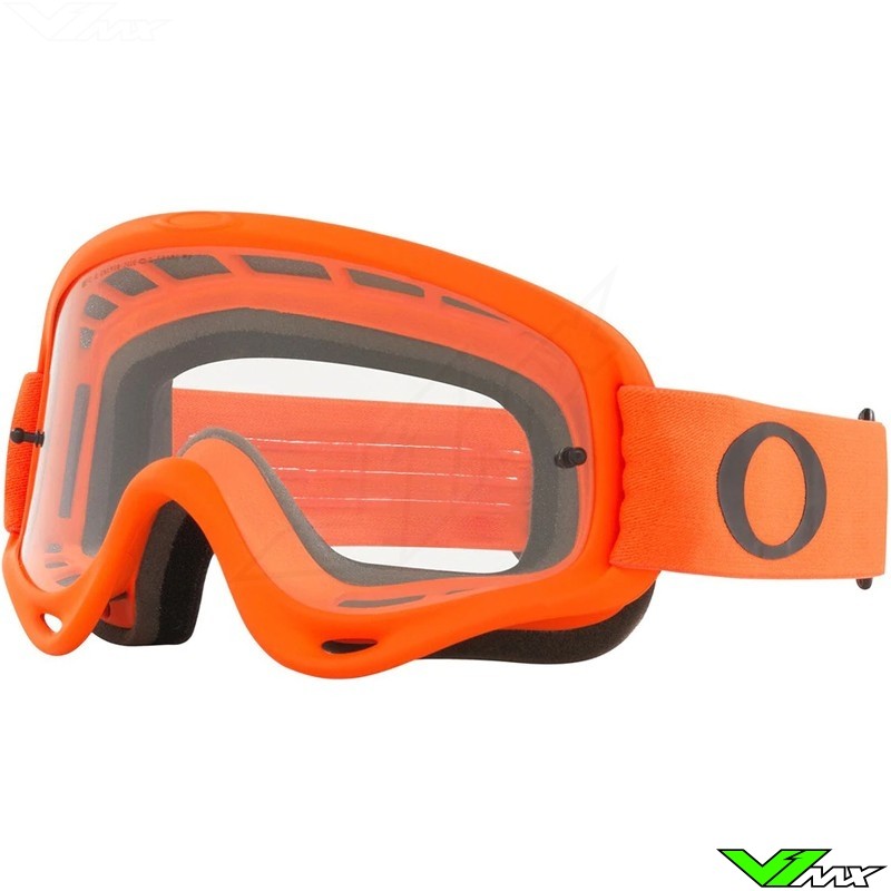 Oakley O Frame Motocross Goggle - Orange / Clear Lens