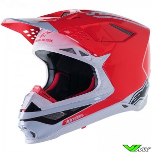 Alpinestars Supertech S-M10 Angel Limited Edition Motocross Helmet - Fluo Red / Black