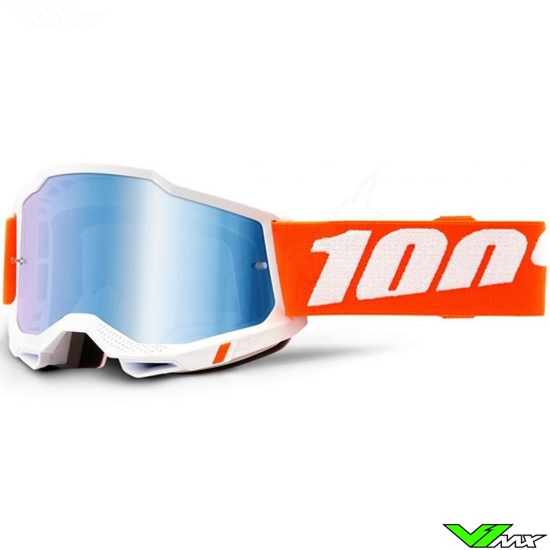 100% Accuri 2 Sevastopol Motocross Goggle - Mirror Blue Lens