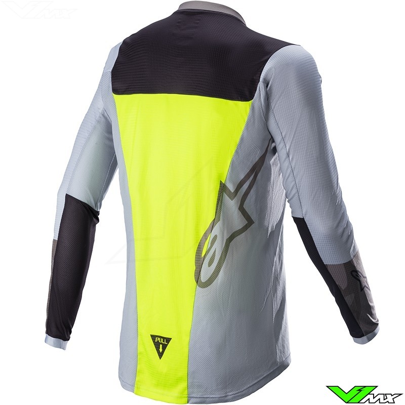 Alpinestars 2021 Adult Techstar Motocross Pant AMS Grey Yellow Fluo Black