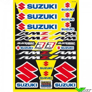 Blackbird Stickervel - Suzuki RM RMZ 50 x 35 cm