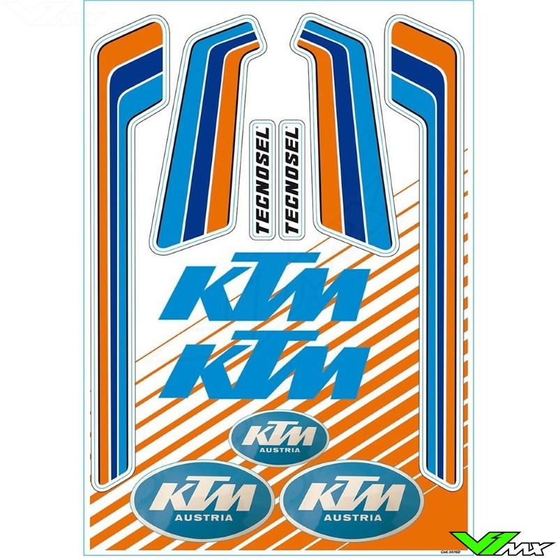 Tecnosel Stickervel - KTM Vintage 50 x 35 cm