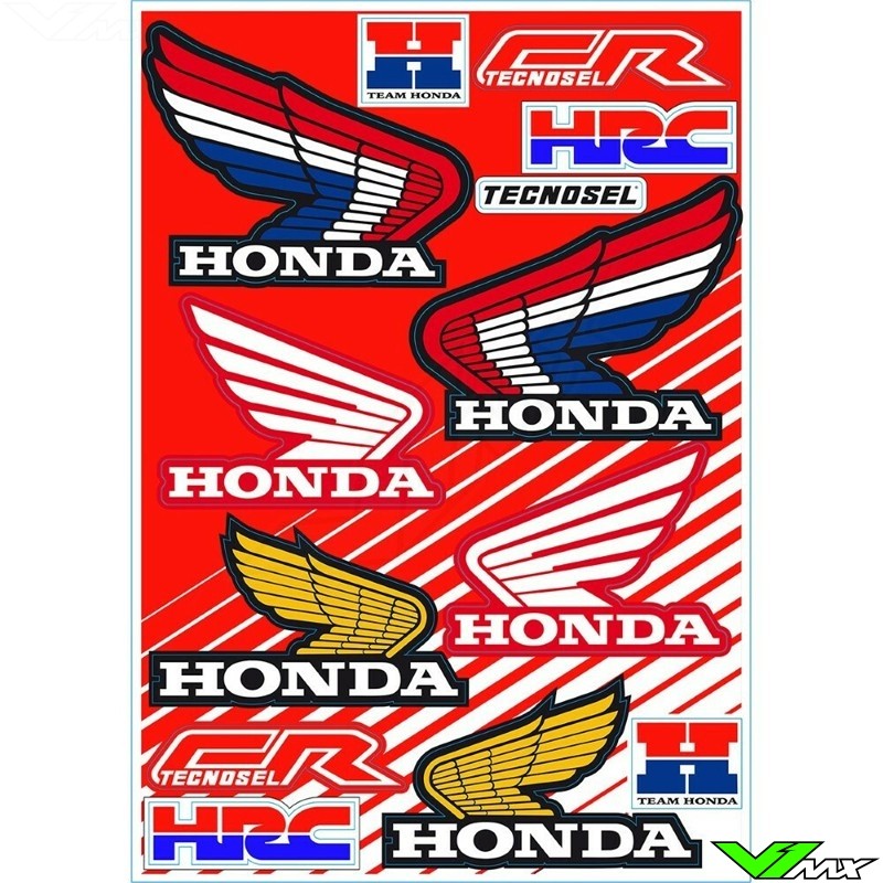 Tecnosel Stickervel - Honda Vintage 50 x 35 cm