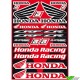 Blackbird Stickervel - Honda 50 x 35 cm