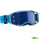 Scott Prospect Blue Chrome Lens Motocross Goggle - Blue / Black