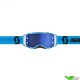 Scott Prospect Blue Chrome Lens Motocross Goggle - Blue / Black