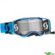 Scott Prospect WFS Motocross Goggle with Roll-off - Blue / Black