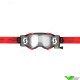 Scott Fury WFS Motocross Goggle with Roll-off - Dark Red