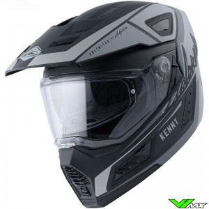 Kenny Explorer Enduro Helmet - Black / Grey / Matte