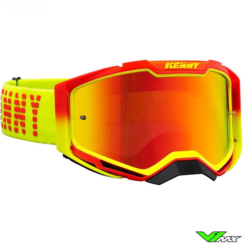 Kenny Ventury Phase 2 Motocross Goggle - Red / Yellow