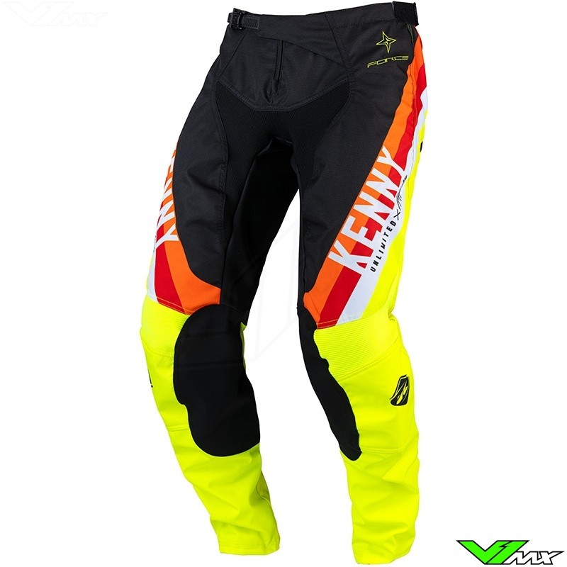 Kenny Track Force 2022 Motocross Pants - Fluo Yellow