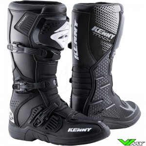 Kenny Track Motocross Boots - Black