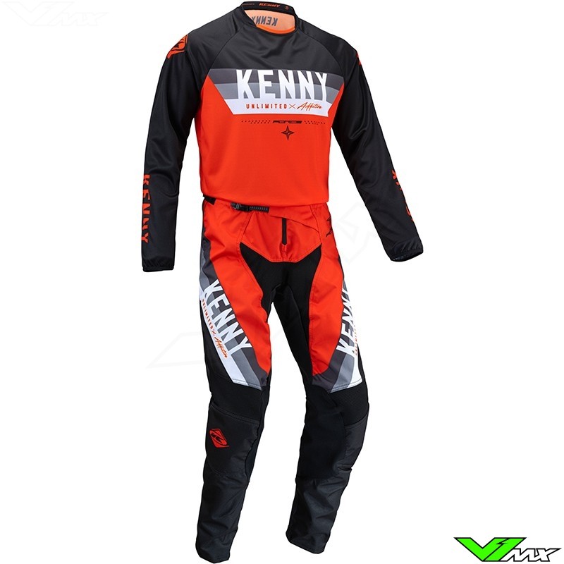 Kenny Track Force 2022 MX Gear Combo - Orange (36/L)