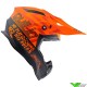 Pull In Dirt Motocross Helmet - Orange (L, 59-60cm)