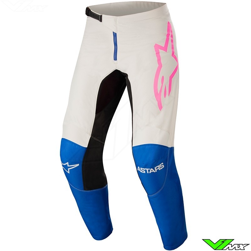 Alpinestars Fluid Tripple 2022 Motocross Pants - Blue / Fluo Pink (32)