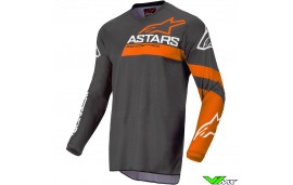 Alpinestars Fluid Chaser 2022 Motocross Jersey - Anthracite / Coral (S/XXL)
