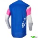 Alpinestars Fluid Tripple 2022 Motocross Jersey - Blue / Fluo Pink (XL)
