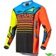 Alpinestars Racer Compass 2022 Kinder Cross shirt - Fluo Geel / Koraal / Blauw (L/XL)