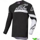 Alpinestars Racer Chaser 2022 Kinder Cross shirt - Zwart / Wit (M/L/XL)
