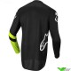 Alpinestars Racer Chaser 2022 Youth Motocross Jersey - Black / Fluo Yellow (L/XL)