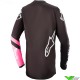 Alpinestars Fluid Chaser Stella 2022 Cross shirt Dames - Zwart / Fluo Roze