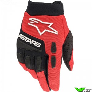 Alpinestars Full Bore Kinder Crosshandschoenen - Fel Rood / Zwart