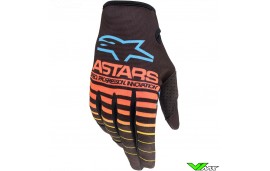 Alpinestars Radar 2022 Motocross Gloves - Fluo Yellow / Coral