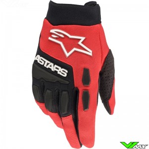 Alpinestars Full Bore 2022 Motocross Gloves - Bright Red