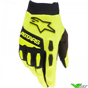 Alpinestars Full Bore Motocross Gloves - Fluo Yellow